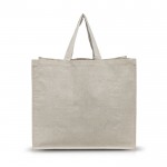 Bolsa de algodón reciclado multiusos resistente de 180 g/m2 color beige