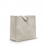 Bolsa de algodón reciclado multiusos resistente de 180 g/m2 color beige vista 4