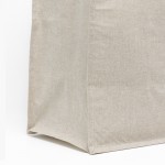 Bolsa de algodón reciclado multiusos resistente de 180 g/m2 color beige