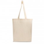 Bolsa de algodón 100% con asas largas ideal para la compra 140 g/m2 color beige