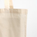 Bolsa de algodón 100% con asas largas ideal para la compra 140 g/m2 vista 1