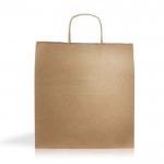 Bolsa ecológica de papel kraft ideal para regalos 115 g/m2 color natural