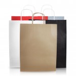 Bolsa ecológica de papel kraft para cualquier uso 100 g/m2 vista detalle 7