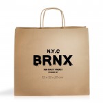 Bolsa muy ancha hecha de papel kraft para ir a comprar 100 g/m2