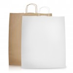 Bolsa grande de papel kraft con asas resistentes 100 g/m2