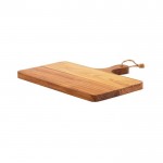 Tabla para cortar o servir de madera de teca color madera segunda vista