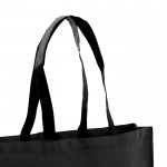 Bolsa non-woven resistente 100 g/m2 color negro cuarta vista