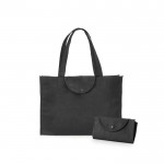 Bolsa non-woven plegable 90 g/m2 color negro