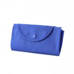 Bolsa non-woven plegable 90 g/m2 color azul tercera vista