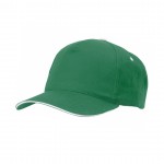 Gorras para publicidad en algodón color verde