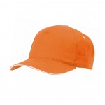 Gorras para publicidad en algodón color naranja