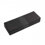 Set de bolígrafo y roller con caja de regalo a juego tinta azul color negro