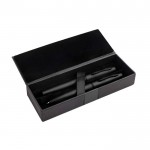 Set de bolígrafo y roller con caja de regalo a juego tinta azul vista 11