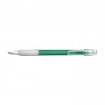 Bolígrafo con antideslizante de caucho color verde primera vista