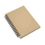 Cuaderno pequeño para personalizar con logo color marrón