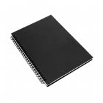 Libretas para regalo con logo color negro