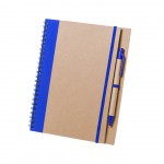 Libretas de anillas personalizadas color azul