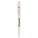 Bolis personalizados BIC color blanco segunda vista