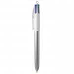 Bolígrafos llamativos para empresa color plateado