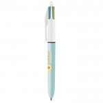 Bolígrafo con cuatro tintas de color color azul claro segunda vista