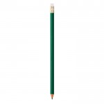 lápiz bic con goma personalizado color verde