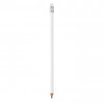 lápiz bic con goma personalizado color blanco