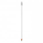 lápiz bic con goma personalizado color blanco