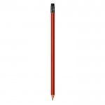lápices BIC con goma personalizados color rojo