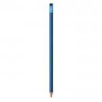 lápices BIC con goma personalizados color azul