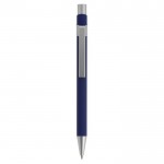 Bolígrafos metálicos personalizados color azul