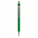 Bolígrafos metálicos personalizados color verde
