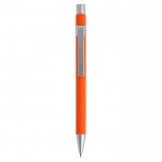 Bolígrafos metálicos personalizados color naranja