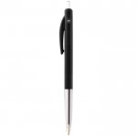 Bolígrafo BIC con pulsador personalizado negro