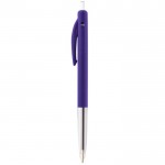 Bolígrafo BIC con pulsador personalizado color lila