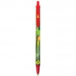 Bolígrafos sostenibles personalizados color rojo primera vista