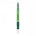 Bolígrafo translúcido personalizado color verde