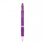 Bolígrafo translúcido personalizado color violeta