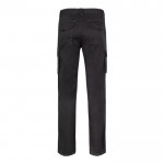 Pantalón multibolsillos unisex de algodón y poliéster 240 g/m2 color negro segunda vista