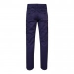 Pantalón multibolsillos unisex de algodón y poliéster 240 g/m2 color azul segunda vista