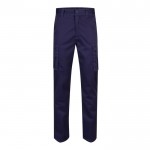 Pantalón multibolsillos unisex de algodón y poliéster 240 g/m2 color azul