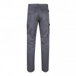 Pantalón multibolsillos unisex de algodón y poliéster 240 g/m2 color gris segunda vista