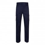 Pantalón multibolsillos unisex de algodón y poliéster 240 g/m2 color azul marino