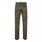 Pantalón multibolsillos unisex de algodón y poliéster 240 g/m2 color verde militar segunda vista