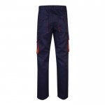 Pantalón laboral multibolsillos algodón y poliéster 200 g/m2 color naranja segunda vista
