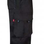 Pantalón laboral multibolsillos algodón y poliéster 200 g/m2 quinta vista