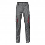Pantalón laboral multibolsillos algodón y poliéster 200 g/m2 color rojo