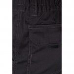 Pantalón de trabajo unisex con bolsillos 290 g/m2 color negro septima vista