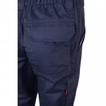 Pantalón de trabajo unisex con bolsillos 290 g/m2 color azul marino sexta vista
