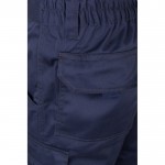 Pantalón de trabajo unisex con bolsillos 290 g/m2 color azul marino septima vista