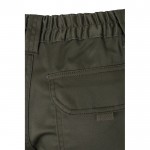 Pantalón de trabajo unisex con bolsillos 290 g/m2 color verde militar septima vista